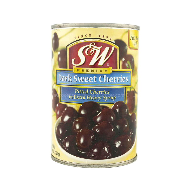 S&W PITTED DARK SWEET CHERRIES 454G *1