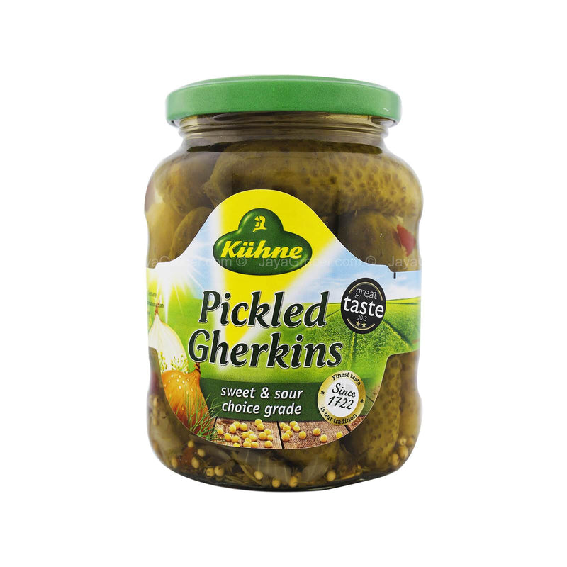 KUHNE PICKLED GERHKIN  370ML *1