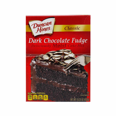 Duncan Hines Dark Chocolate Fudge Cake Mix 468g