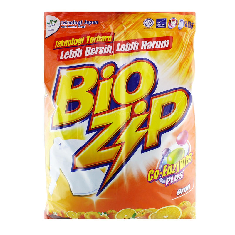 BIO ZIP ORANGE POWDER 3.8KG *1