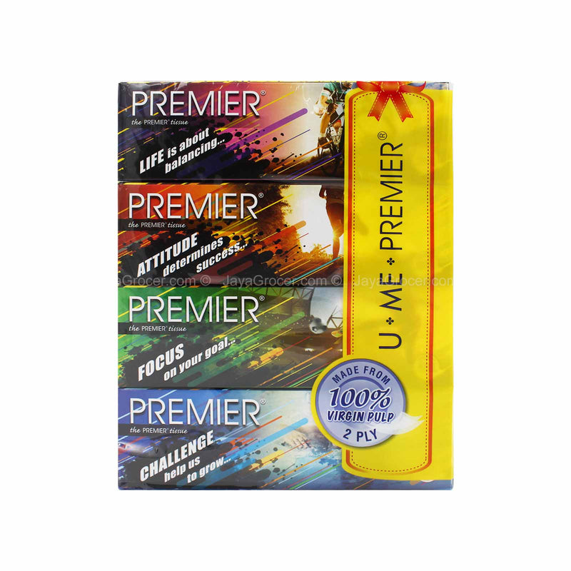 Premier Nature Facial Tissue Paper 80sheets x 4