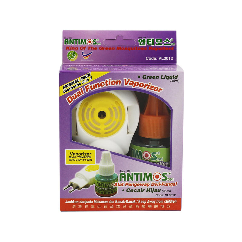 Antimos Dual Function Vapouriser Mosquito Repellent 45ml