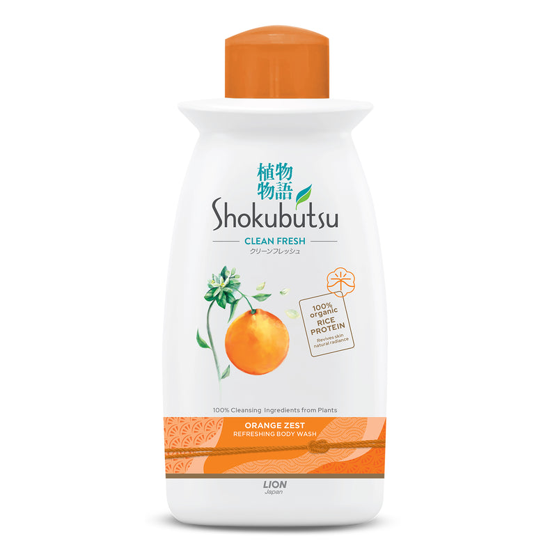 Shokubutsu Orange Peel Sensation Shower Foam 220ml