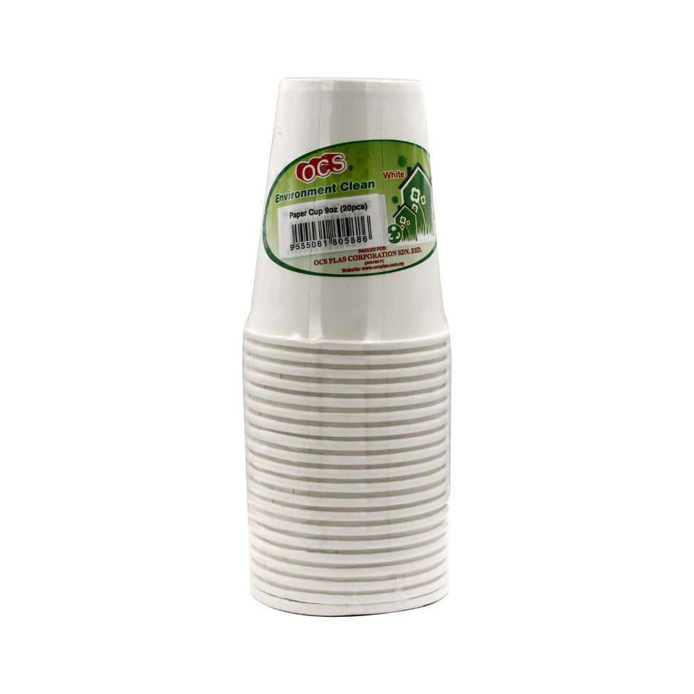 OC White Paper Cup 207ml x 20
