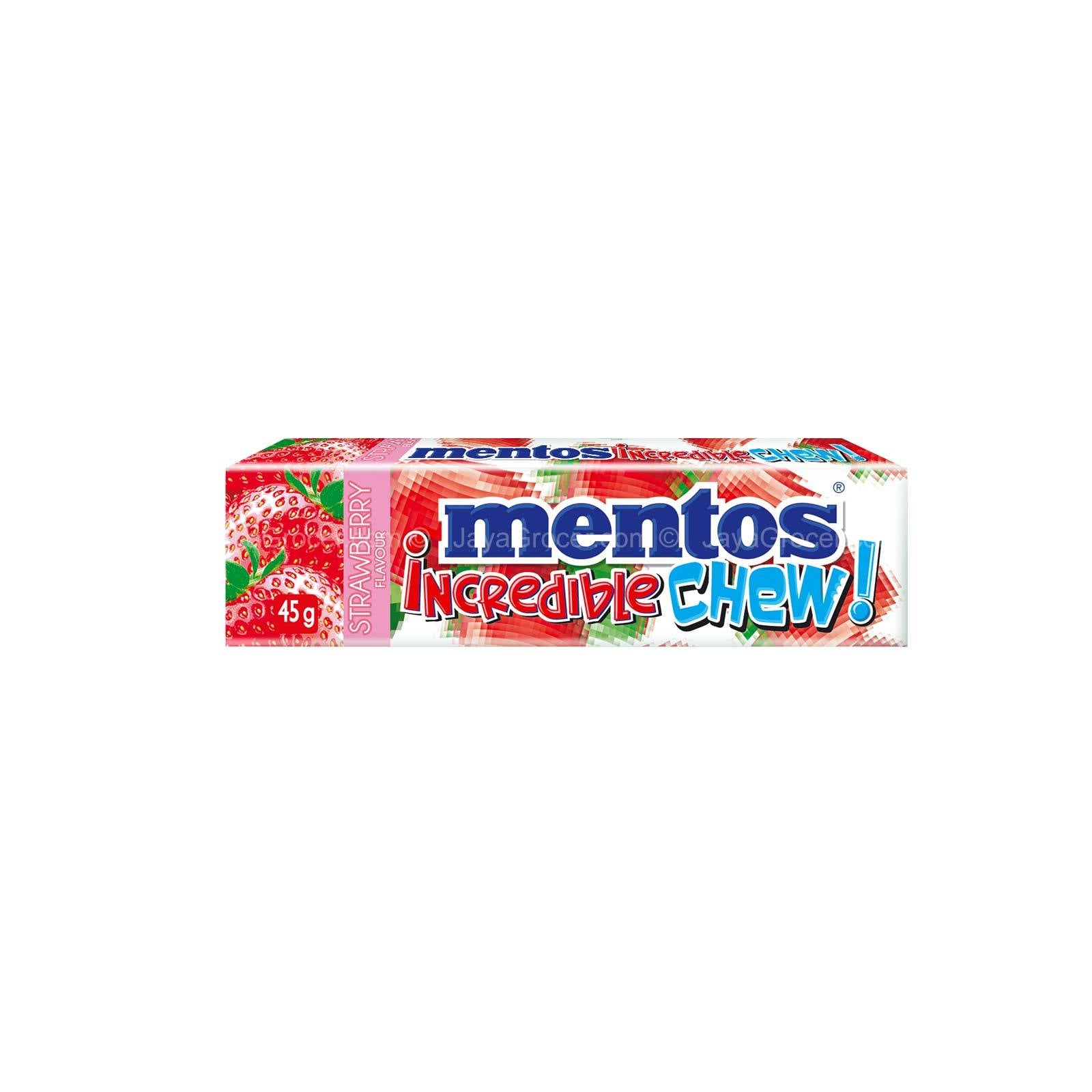 Mentos Incredible Strawberry Flavour Chew! 45g