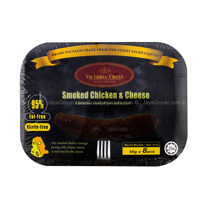 Victoria Crest Smoked Chicken & Cheese Sausage 50g x 9