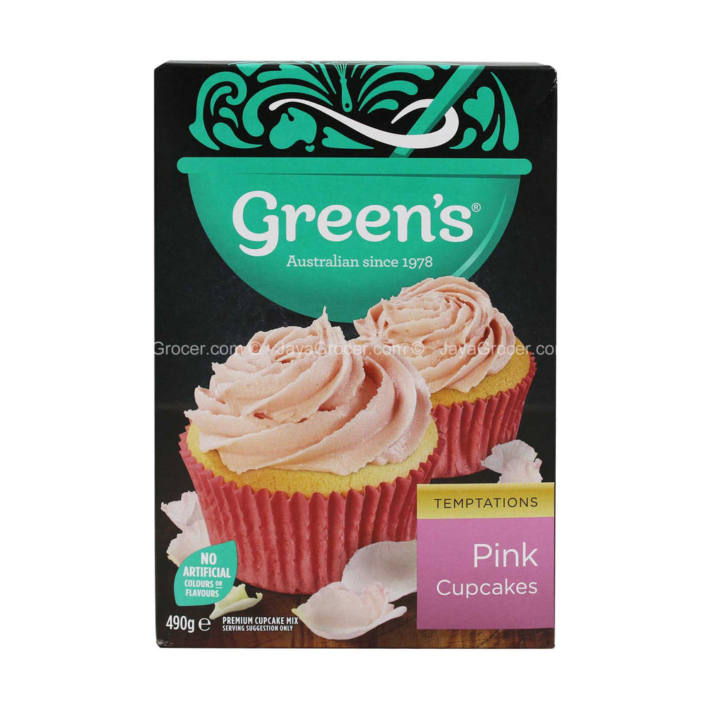 Green’s Pink Cupcakes Mix 490g