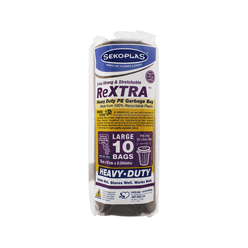 Sekoplas Rextra Garbage Plastic Roll (Large) 10pcs/pack