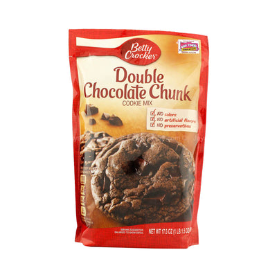 Betty Crocker Double Chocolate Chunk Cookie Mix 496g