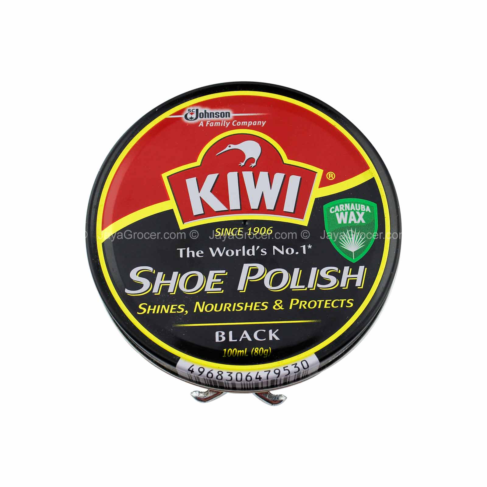 Kiwi Shoe Polish Black Color 80g