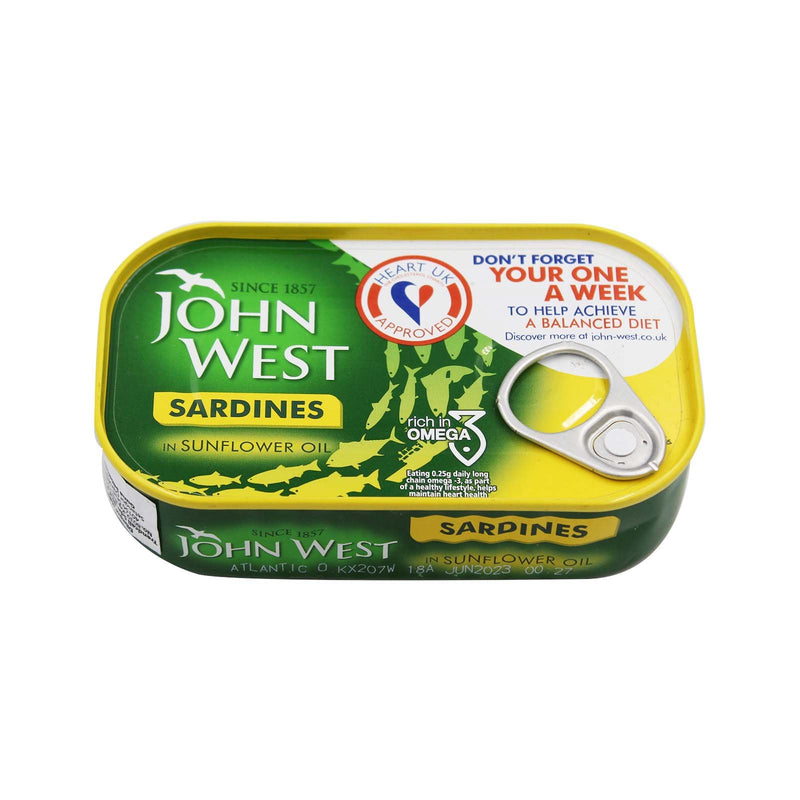 John West Sardines in Sunflower Oil 120g