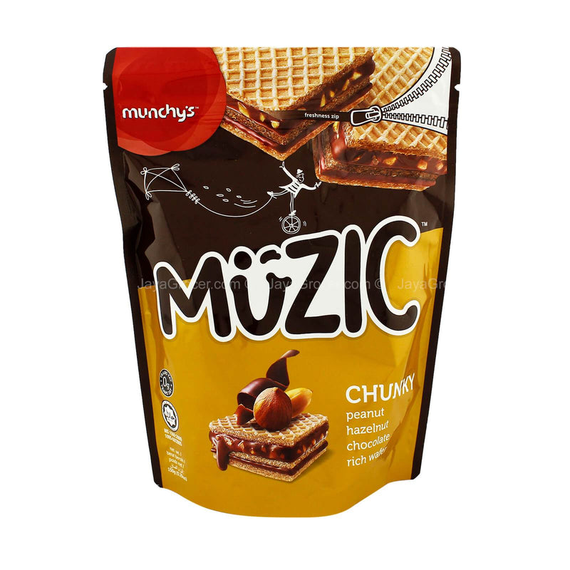 Munchy’s Muzic Chocolate Chunky Wafer Bites 150g