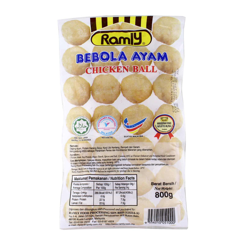 Ramly Chicken Ball 800g