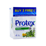 Protex Herbal Soap Bar 75g x 3 + 1