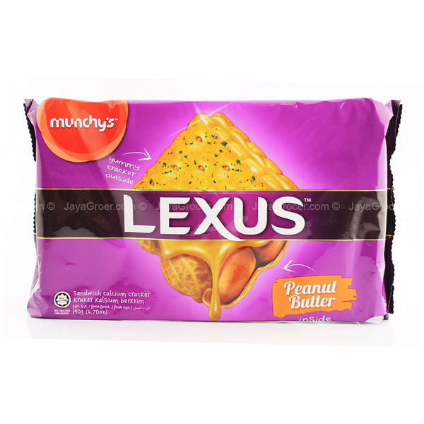 MunchyÃ¢â‚¬â„¢s Lexus Peanut Sandwich Cracker 190g