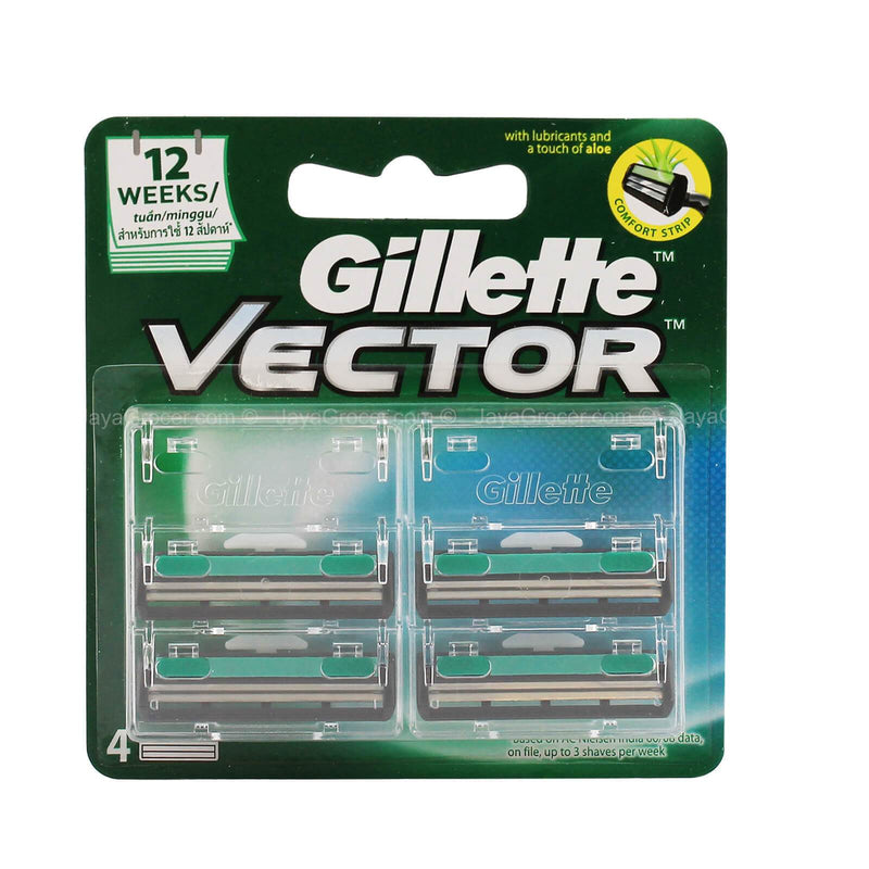 Gillette Vector Shaving Blade 4pcs