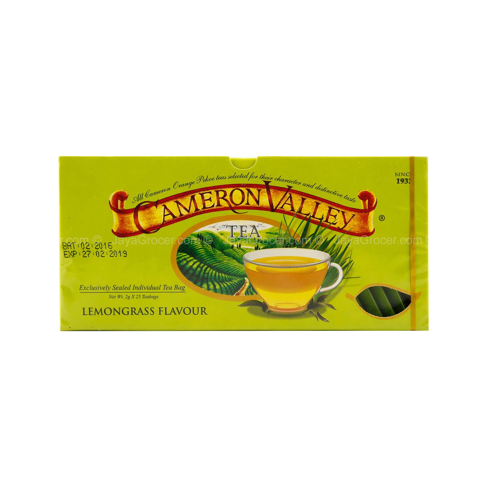 Cameron Valley Lemongrass Flavour Tea 50g