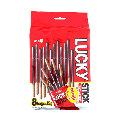 Meiji Lucky Chocolate Biscuit Stick 120g
