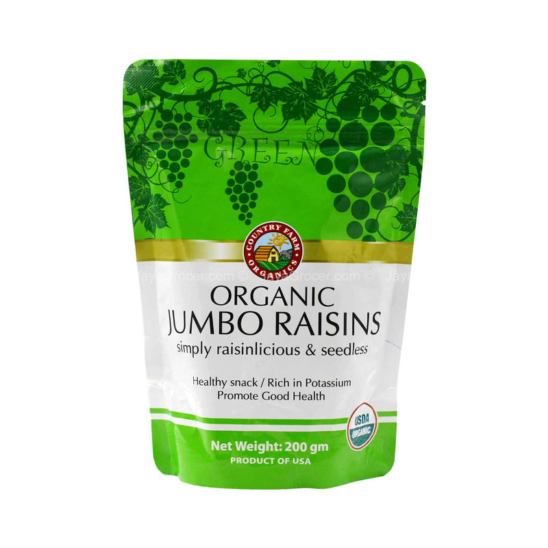 CF ORGN GREEN RAISIN POUCH 200G *1