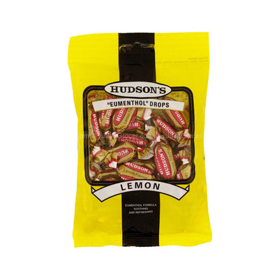 HudsonÃ¢â‚¬â„¢s Lemon Eumenthol Drops 100g