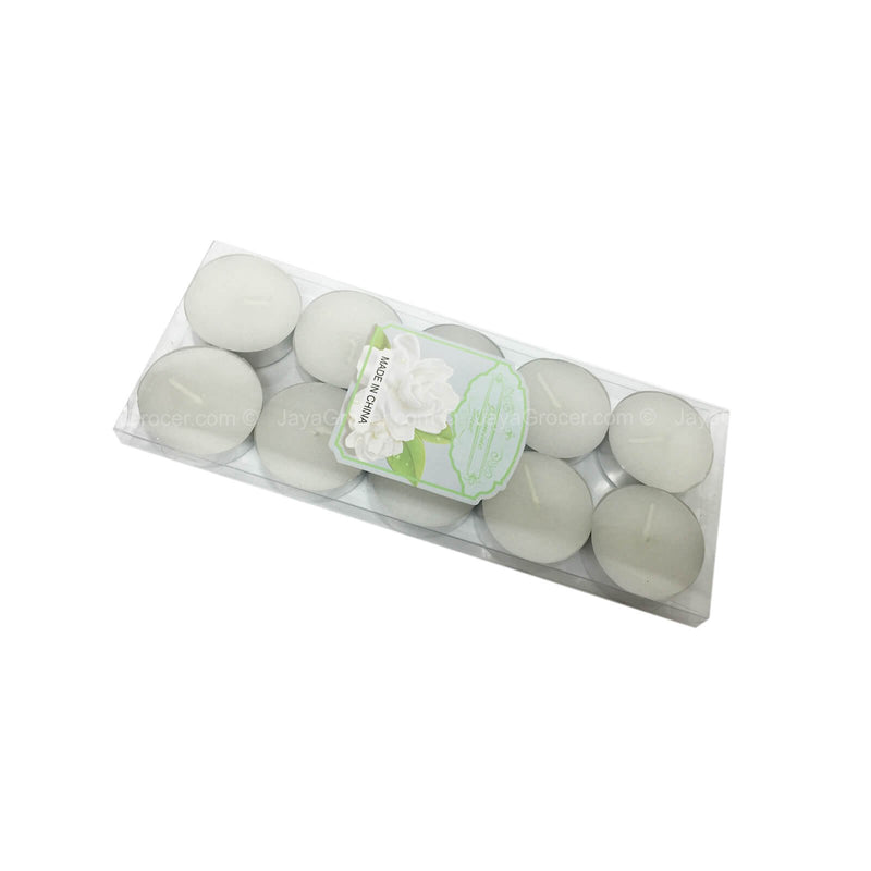 Tealight Candle Jasmine Scent 10pcs