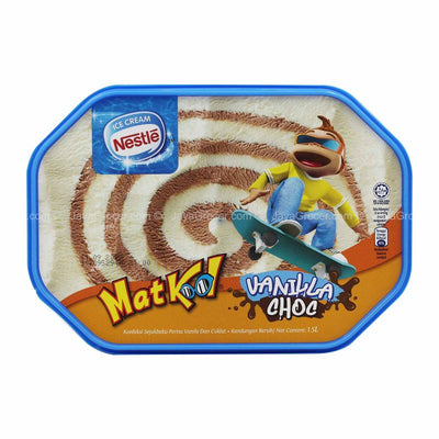 Nestle Mat Kool Frozen Confection Vanilla Chocolate 1.5L