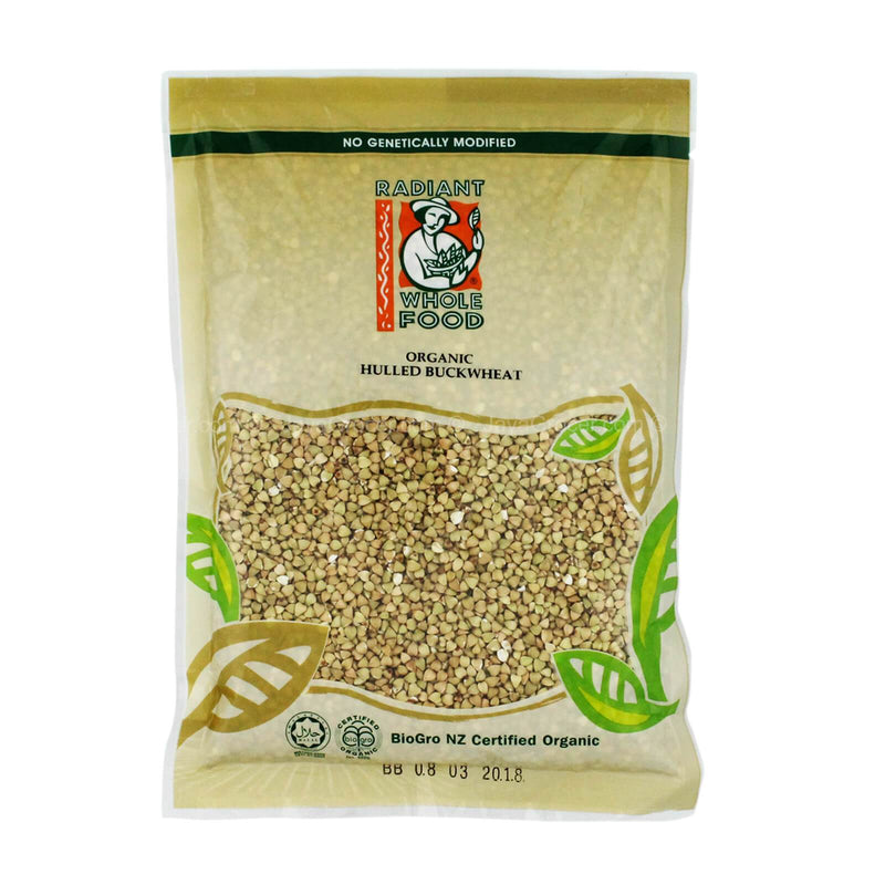 Radiant Whole Food Organic Hulled Buckwheat 500g