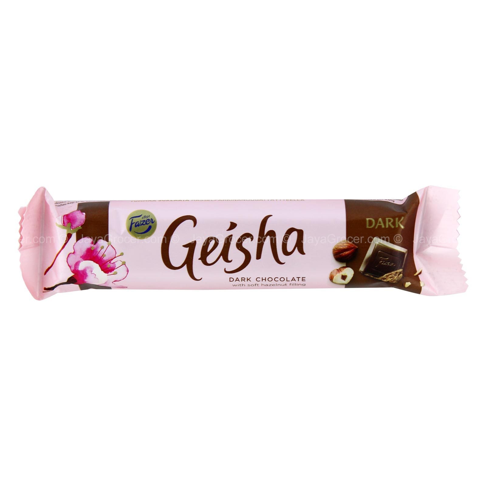 Fazer Geisha Dark Chocolate with Soft Hazelnut Filling 37g