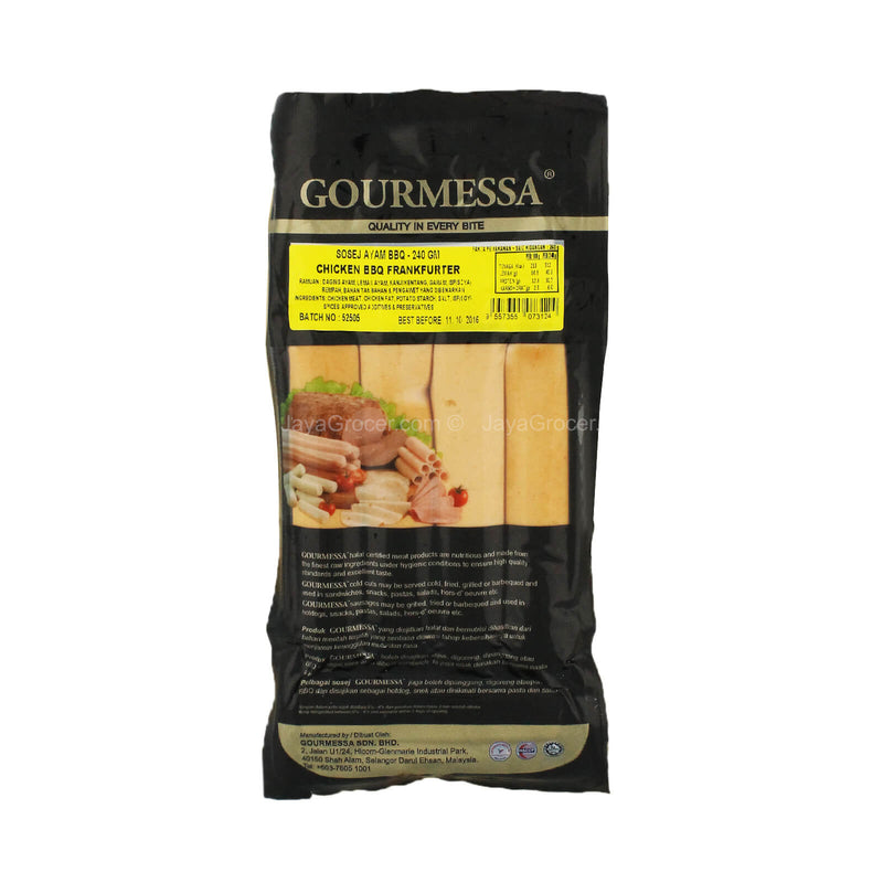 Gourmessa Chicken BBQ Frankfurter 220g