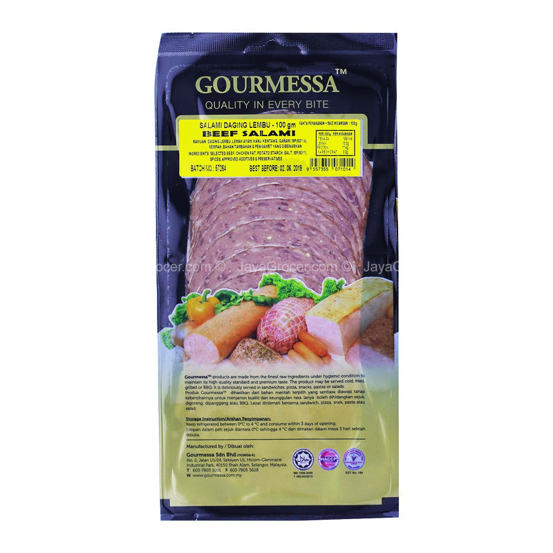 Gourmessa Beef Salami 100g