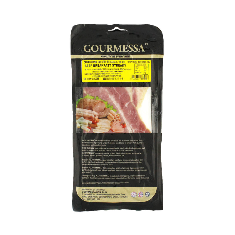 Gourmessa Beef Breakfast Streaky 100g