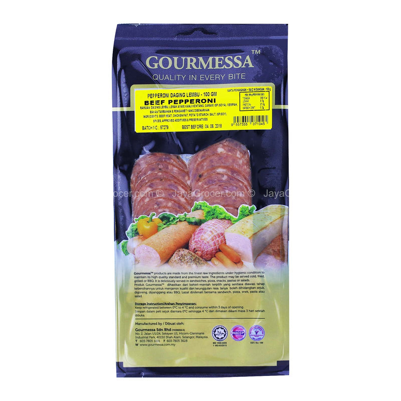 Gourmessa Beef Pepperoni 100g