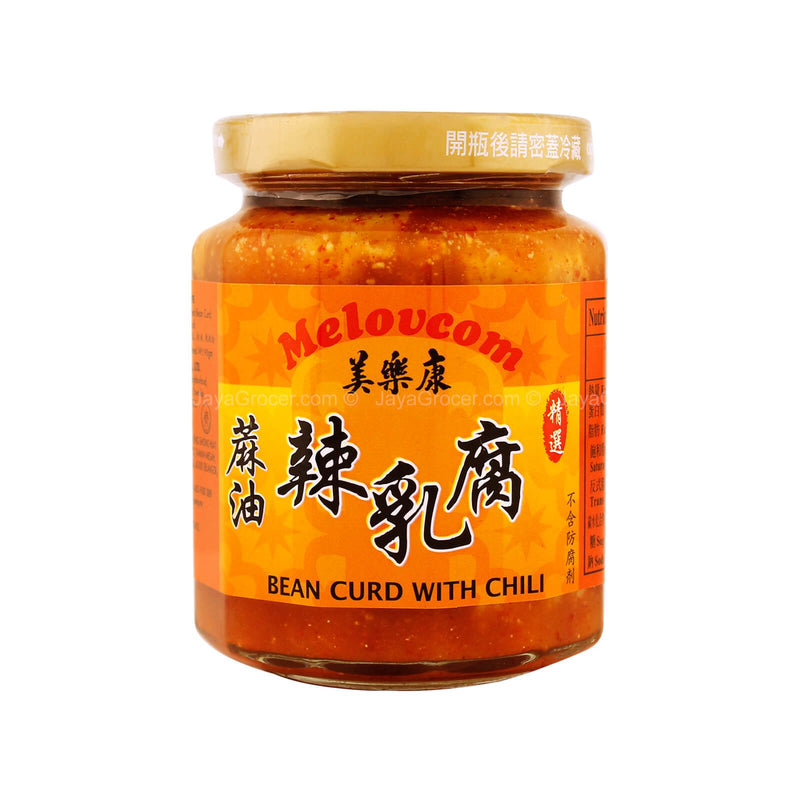 MELOVCOM BEAN CURD WITH CHILLI 280G *1