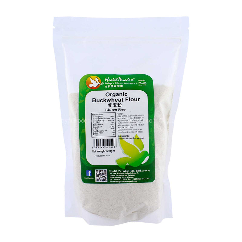 Health Paradise Organic Buckwheat Flour 500g