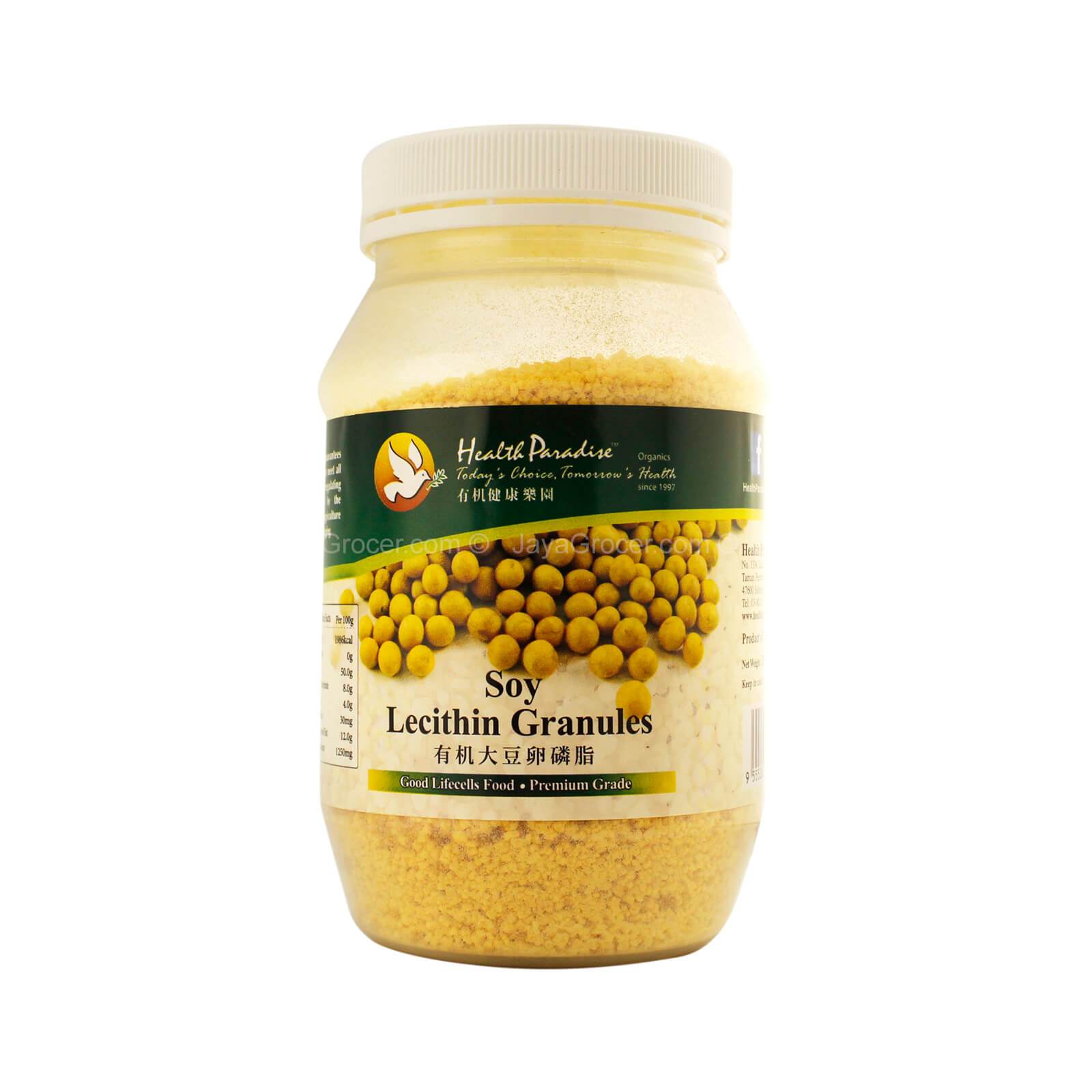 Health Paradise Organics Soy Lecithin Granules 200g