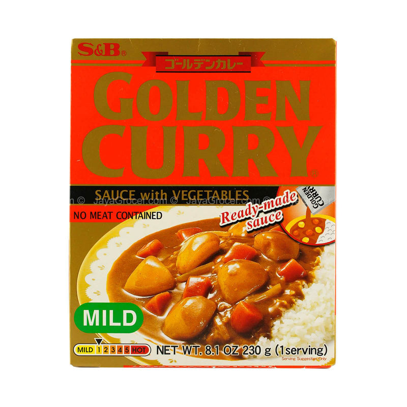 Golden Curry Ready Made Sauce with Vegetables Mild 230g