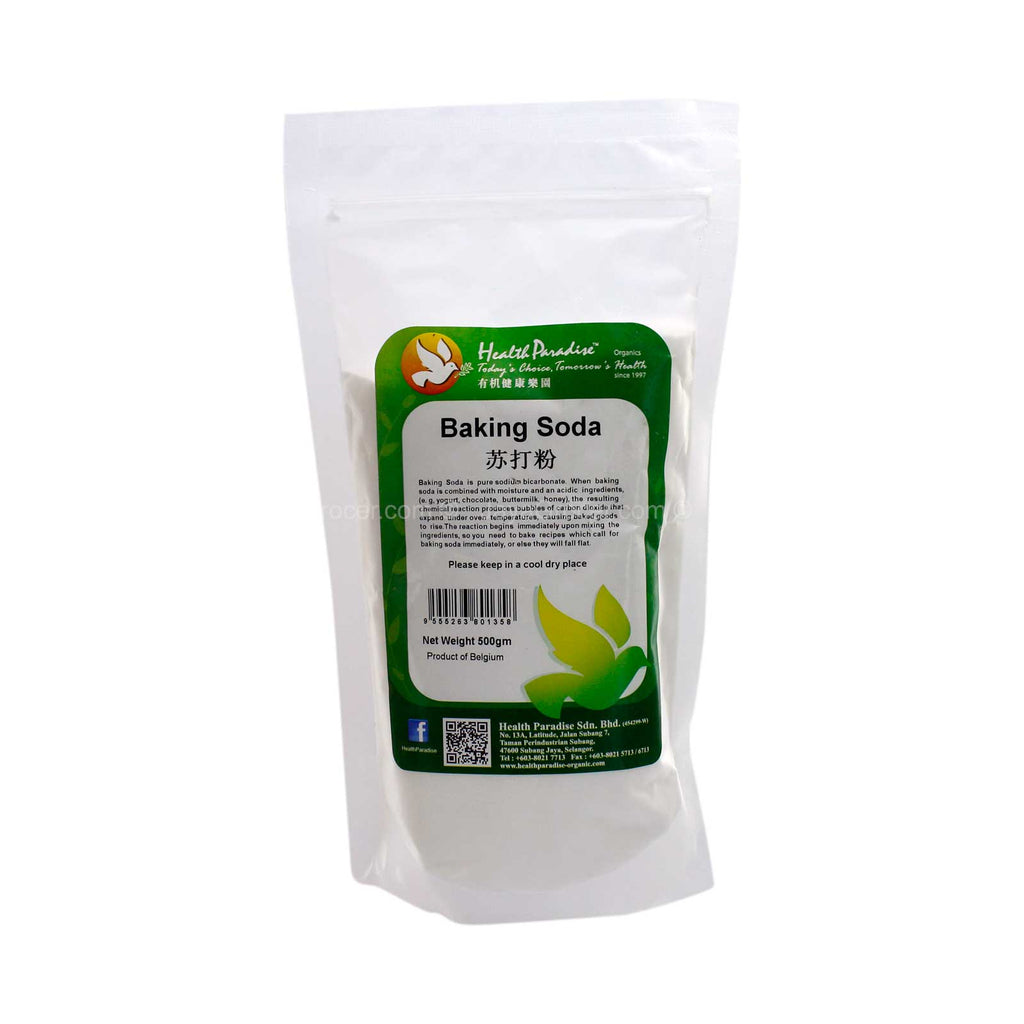 Health Paradise Organic Baking Soda Bathing Natural 500g