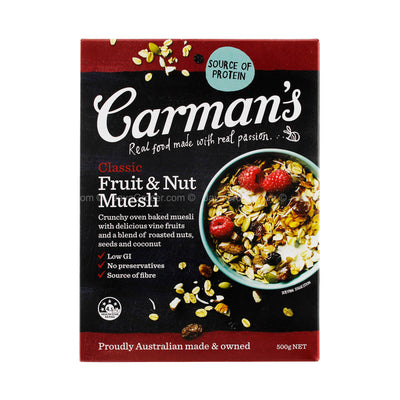 Carmans Classic Fruit Muesli 500g