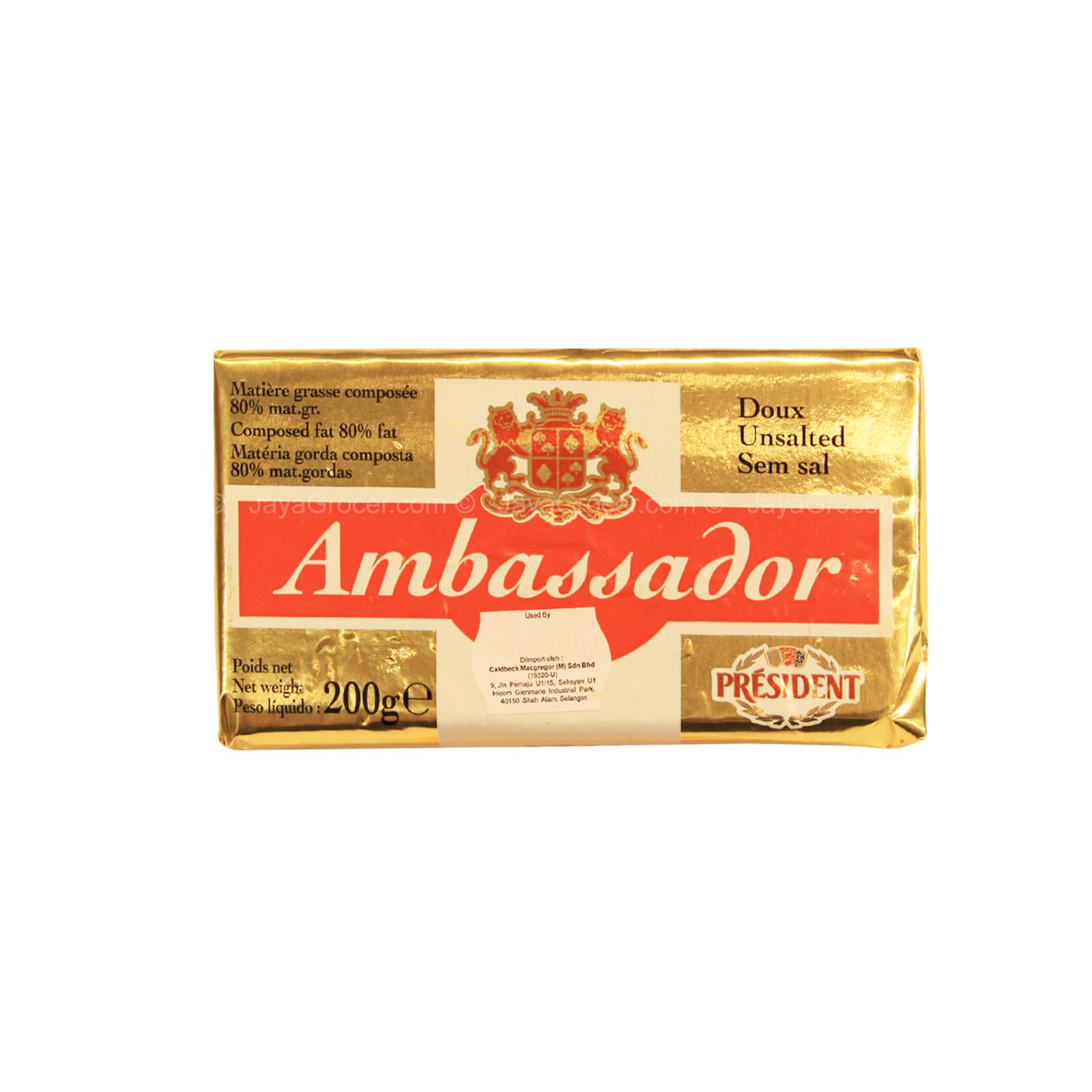 Ambassador Dairy Spread Unsalted 200g 200g