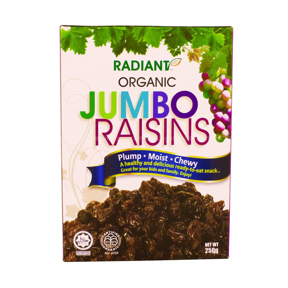 Radiant Organic Jumbo Raisin 250g