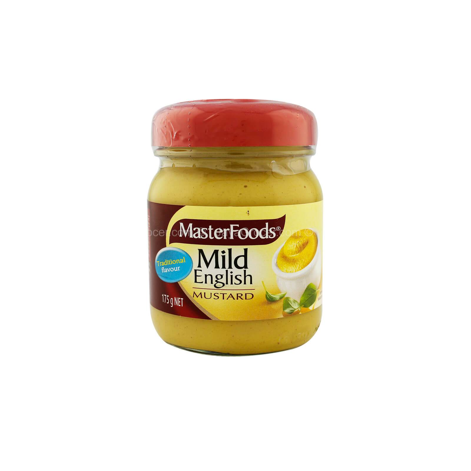 Master Foods Mild English Mustard 175g