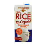 Pure Harvest Unsweetened Organic Rice Milk Original 1L