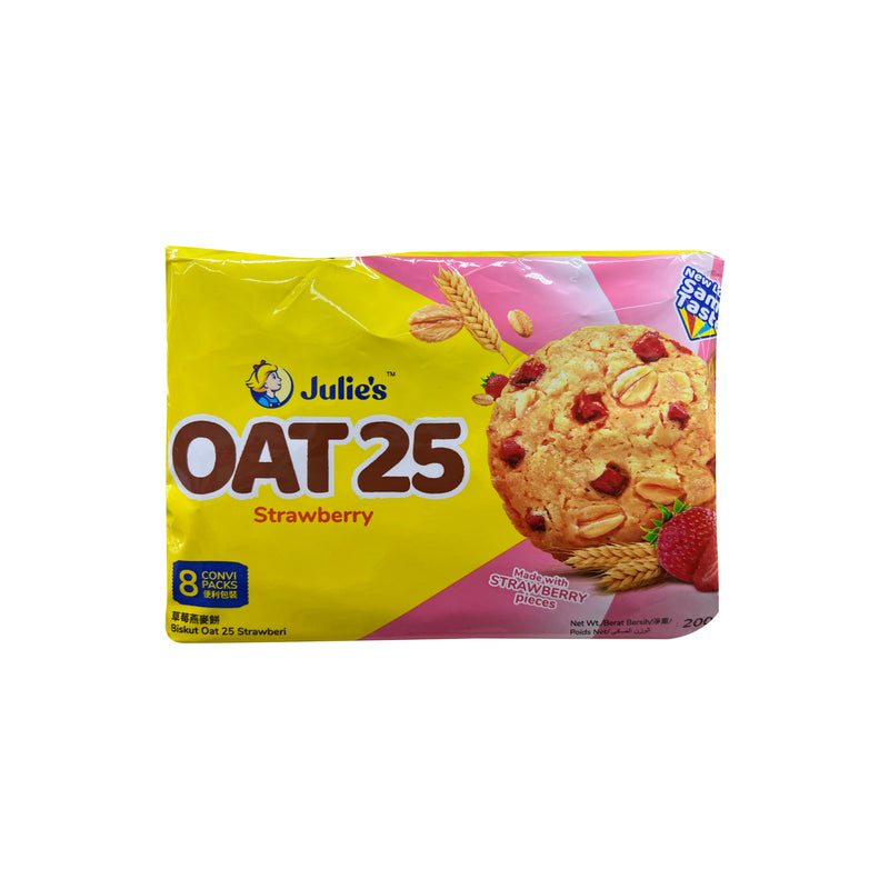 Julie's Oat 25 Strawberry Biscuits 200g