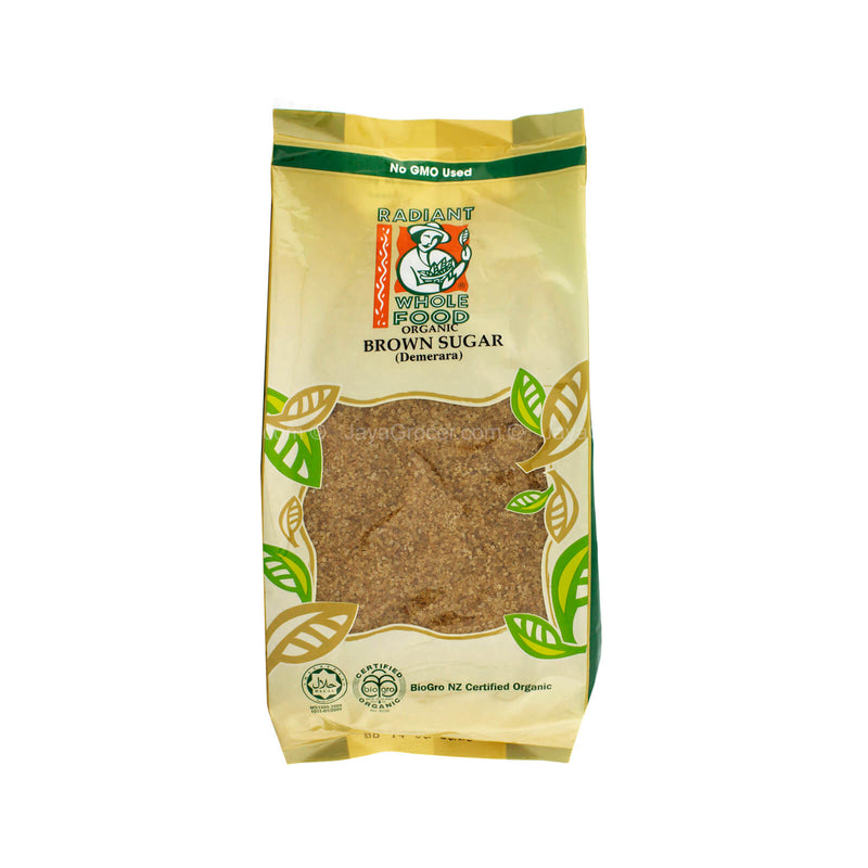 Radiant Whole Food Organic Brown Sugar 1kg