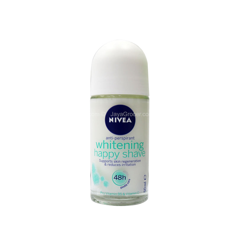 Nivea Whitening Happy Shave Anti-Perspirant Roll-On Deodorant 50ml