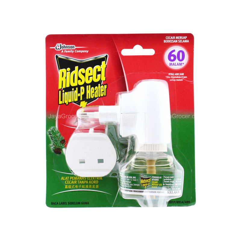 Ridsect Liquid-P Cordless Heater Mosquito Repellent 44ml