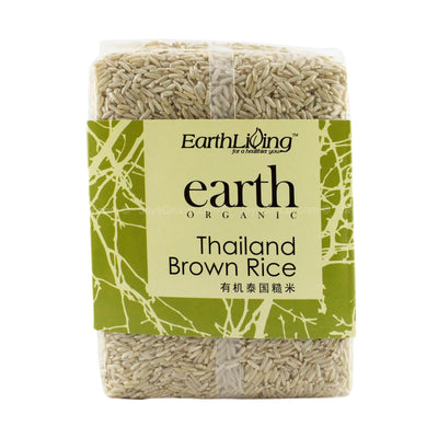 EARTH LIVING ORGN THAI BROWN RICE 900G