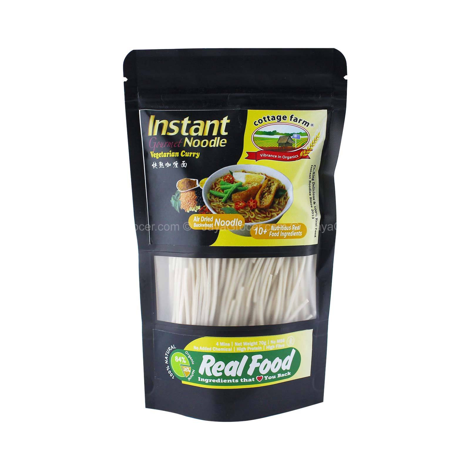 Cottage Farm Instant Gourmet Noodle Vegetarian Curry 70g