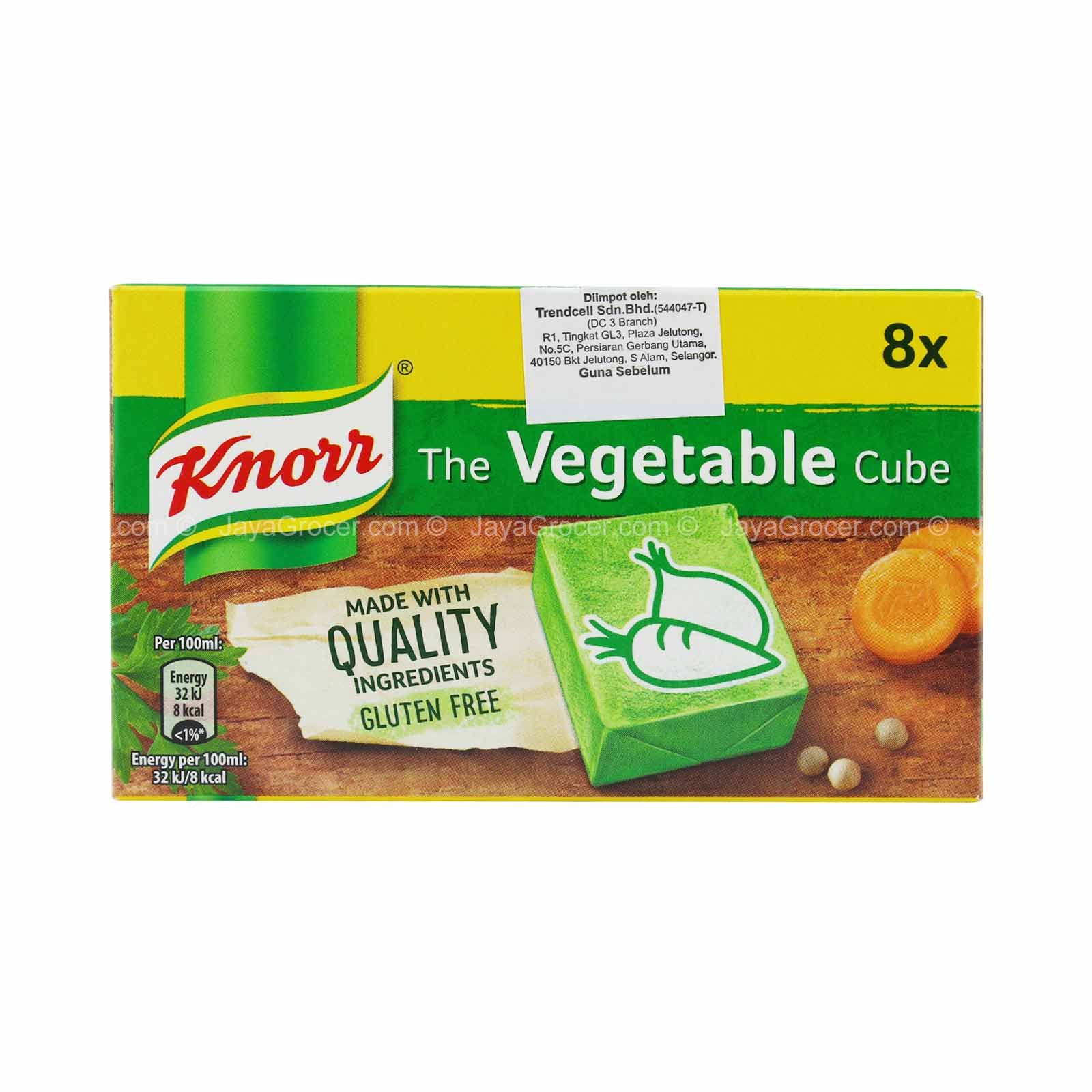 KNORR STOCK CUBES VEG 8S*1