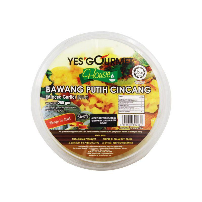 Yes Gourmet Minced Garlic 250g